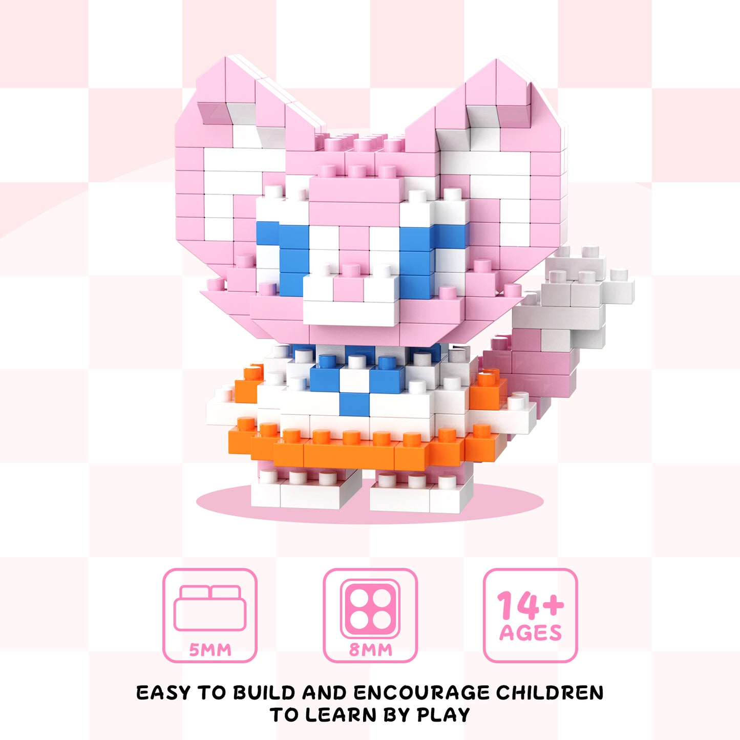 YaoYaoPlay Sanrio & Disney Mini Brick Figure Set – 10 Pack