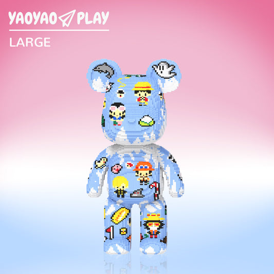 YaoYaoPlay One Piece Giant Bear Building Block Set