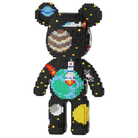 YaoYaoPlay Space Adventure Large Bear Building Blocks
