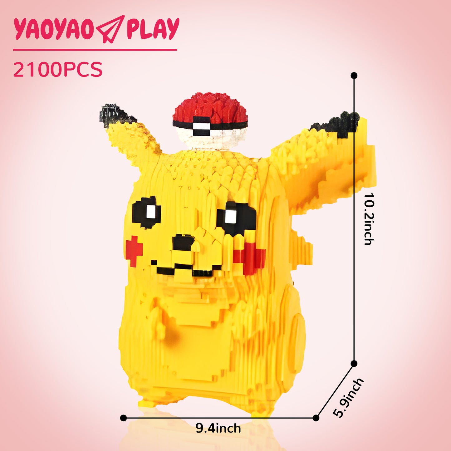 YaoYaoPlay Pikachu Mini Building Block Set
