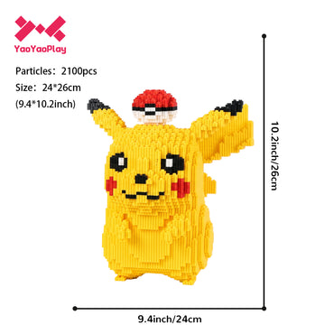 YaoYaoPlay Pikachu Mini Building Block Set