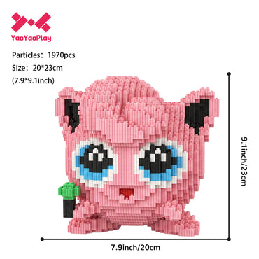 YaoYaoPlay Jigglypuff Mini Building Block Set