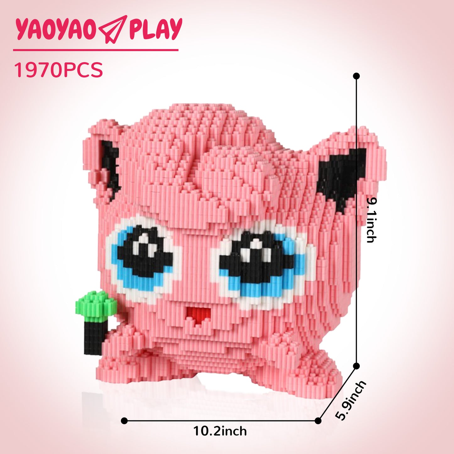 YaoYaoPlay Jigglypuff Mini Building Block Set