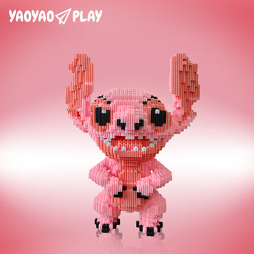 YaoYaoPlay Pink Stitch Building Block Set