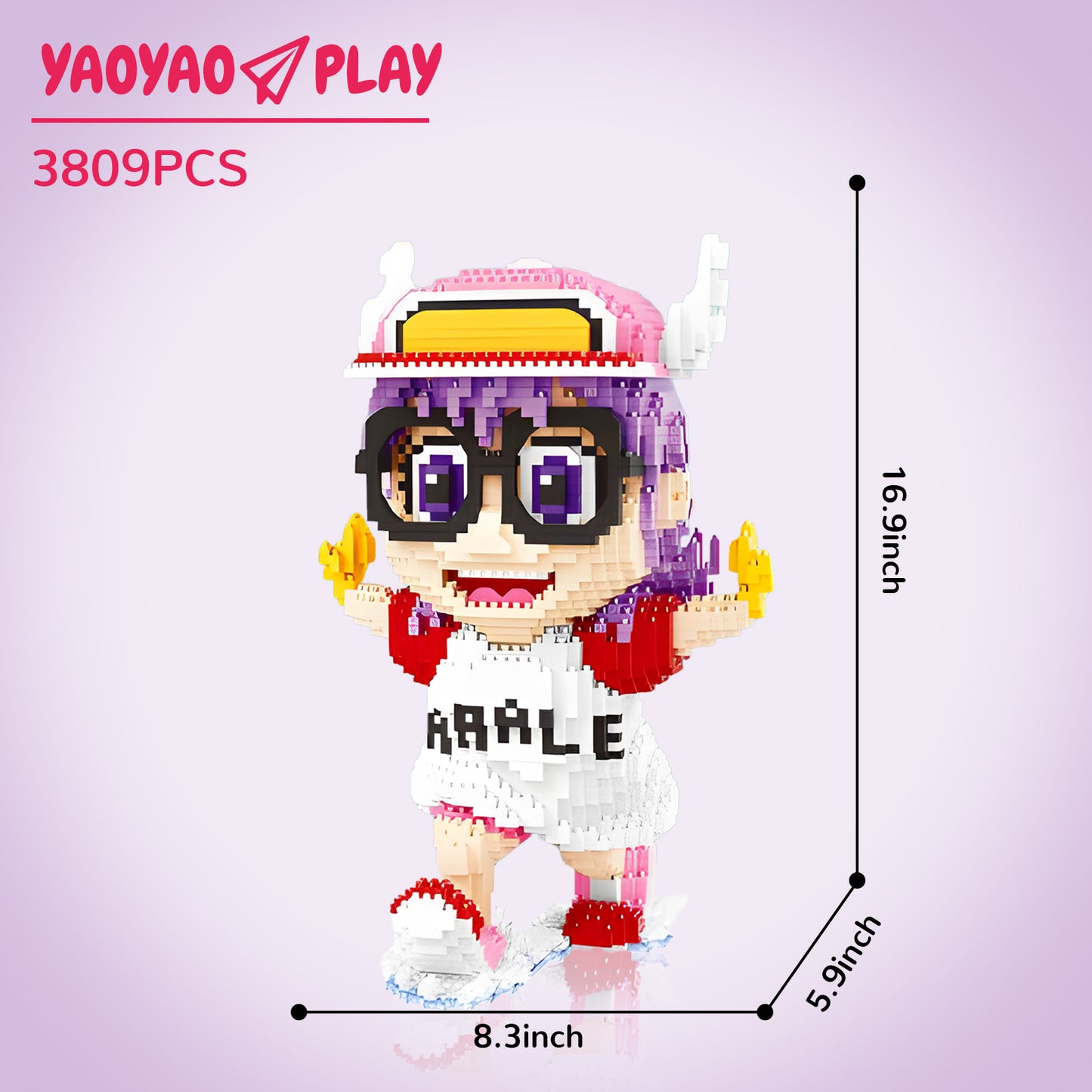 YaoYaoPlay Running Arale Building Block Set