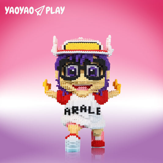 YaoYaoPlay Running Arale Building Block Set