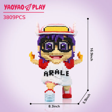 YaoYaoPlay Running Arale Building Block Set