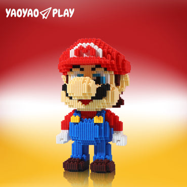 YaoYaoPlay Red Yoshi Upgrade Mini Building Block Set