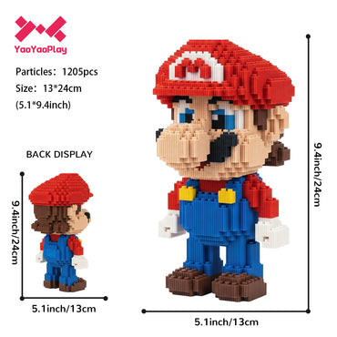 YaoYaoPlay Red Yoshi Upgrade Mini Building Block Set