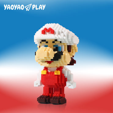 YaoYaoPlay White Yoshi Upgrade Mini Building Block Set