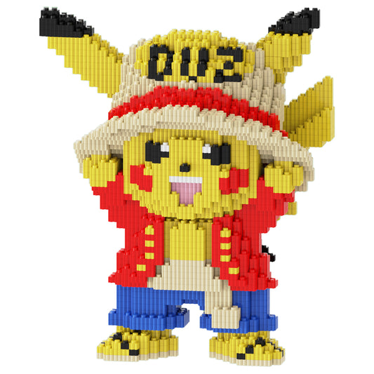 YaoYaoPlay Pirate Pikachu Mini Building Block Set