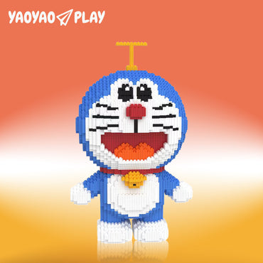 YaoYaoPlay Bamboo Copter Cat Building Block Set