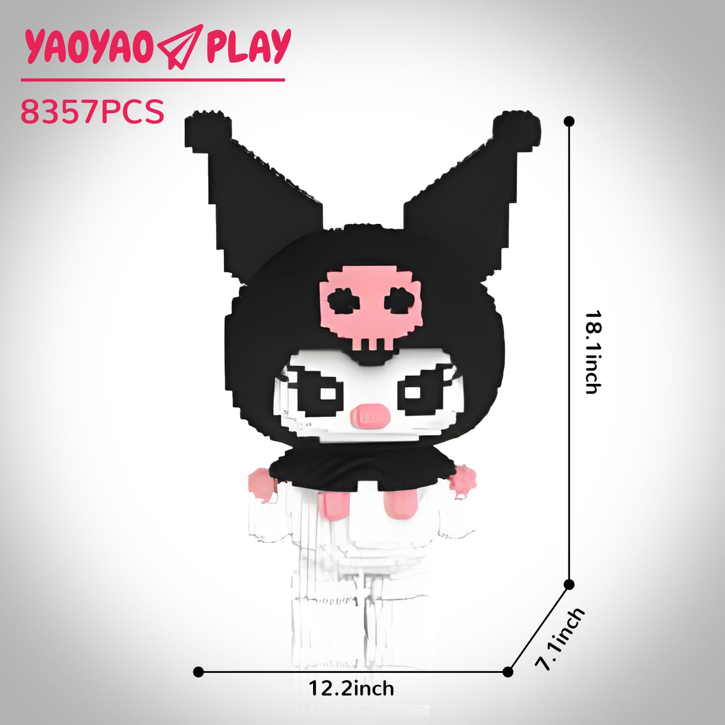 YaoYaoPlay Cartoon Character Model Building Block Set