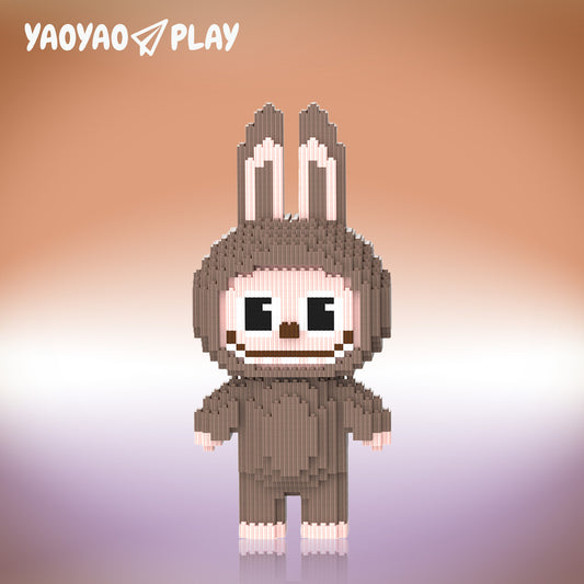 YaoYaoPlay Cocoa Bunny Building Block Set