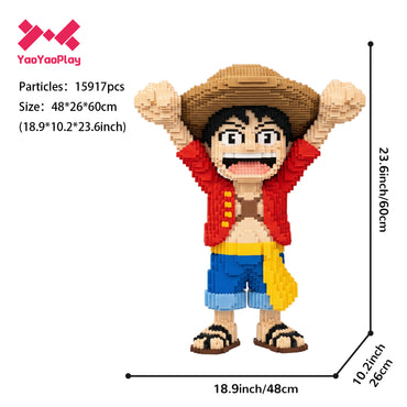 YaoYaoPlay Captain Strawhat Building Block Set