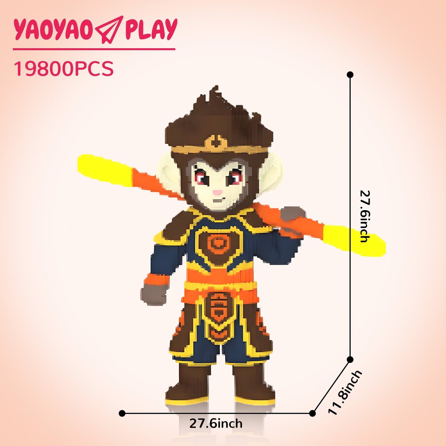 YaoYaoPlay Monkey King Hero Building Block Set