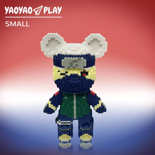 YaoYaoPlay Kakashi Bear Building Block Set