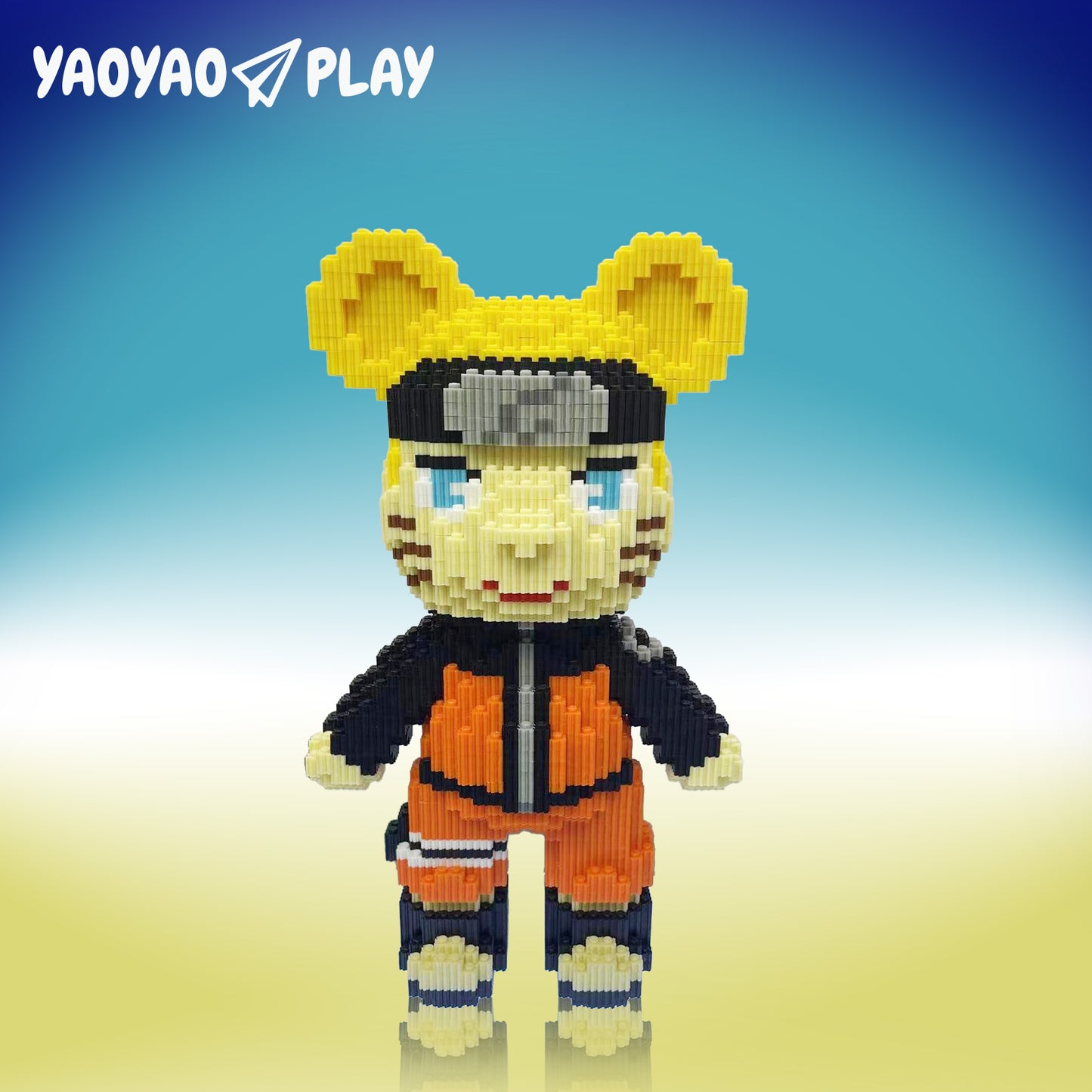 YaoYaoPlay TK Naruto Medium Bear Building Block Set