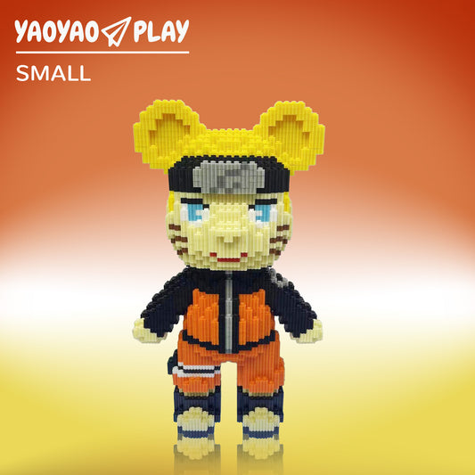 YaoYaoPlay TK Naruto Medium Bear Building Block Set