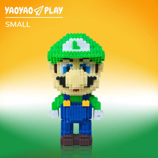 YaoYaoPlay Green Yoshi Building Block Set