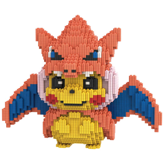 YaoYaoPlay Cosplay Charmander Building Block Set