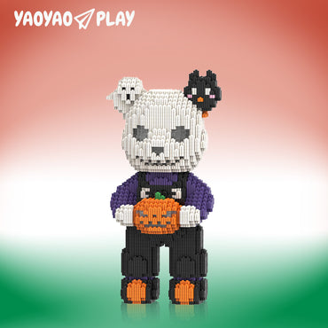 YaoYaoPlay TK Skeleton Medium Bear Building Block Set