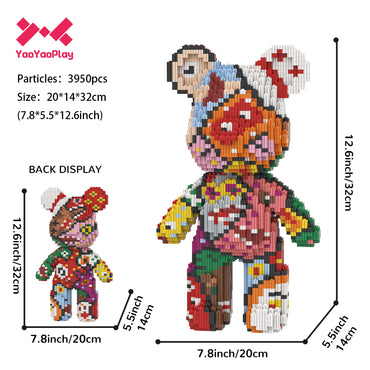 YaoYaoPlay Mystic Spirits Medium Bear Building Blocks