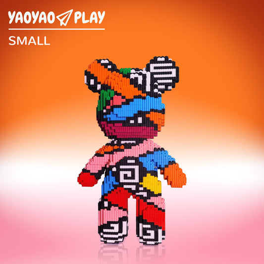 YaoYaoPlay Hubo Seal Medium Bear Plastic Building Blocks