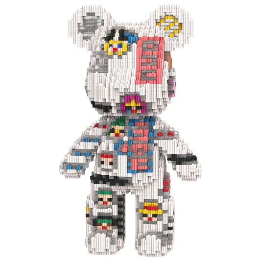 YaoYaoPlay Pirate Sticker Medium Bear Building Blocks