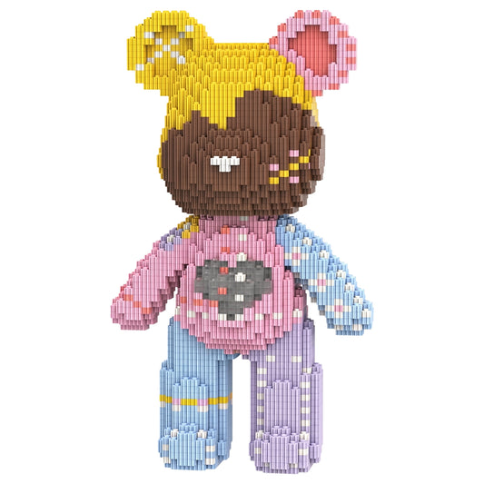 YaoYaoPlay Candy Girl Medium Bear Building Blocks