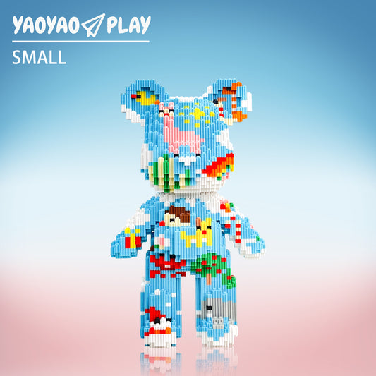 YaoYaoPlay Castle in the Sky Medium Bear Building Blocks