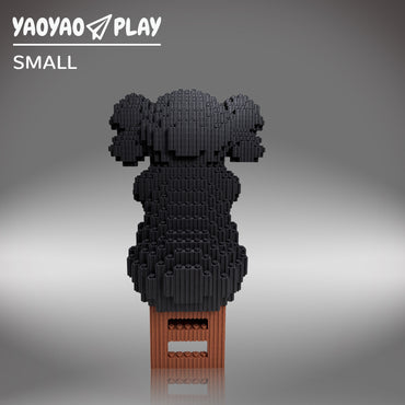 YaoYaoPlay Cover Face KAWS Skeleton Building Block Set