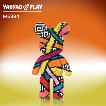 YaoYaoPlay Hubo Seal Large Bear Plastic Building Blocks