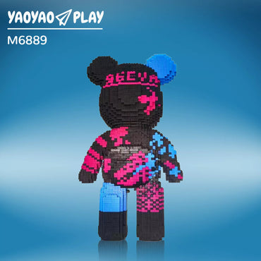 YaoYaoPlay Large Jinx Battle Bear Building Block Set