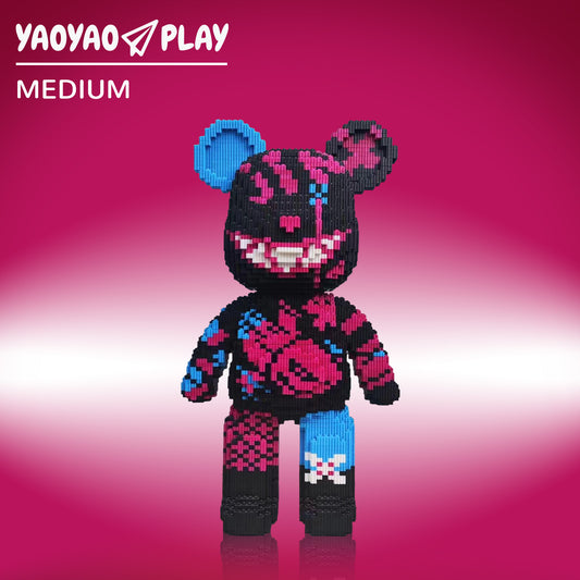 YaoYaoPlay Large Jinx Battle Bear Building Block Set