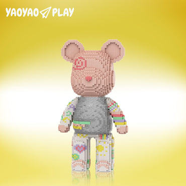 YaoYaoPlay Princess Qianqian Large Bear Building Block Set