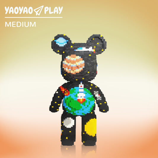 YaoYaoPlay Space Adventure Large Bear Building Blocks