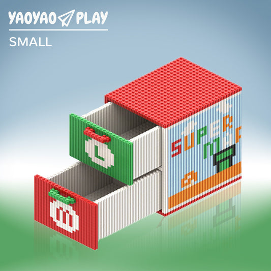 YaoYaoPlay Mario Drawer Series Mini Building Block Set