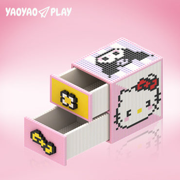 YaoYaoPlay Sanrio Drawer Series Mini Building Block Set