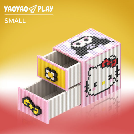 YaoYaoPlay Sanrio Drawer Series Mini Building Block Set