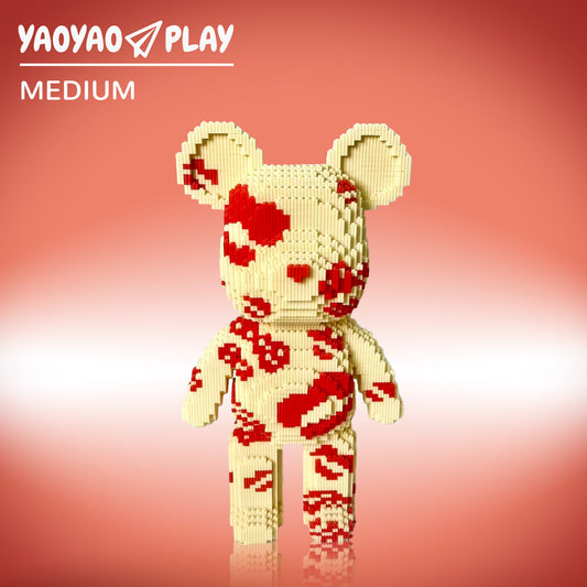 YaoYaoPlay 2nd Gen Kissy Large Bear Building Blocks