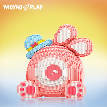 YaoYaoPlay Hat Trick Bear Small Building Block Set
