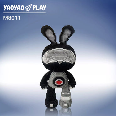 YAOYAO PLAY M8011 Modular Brick Bear Companion: Robotic Aesthetic
