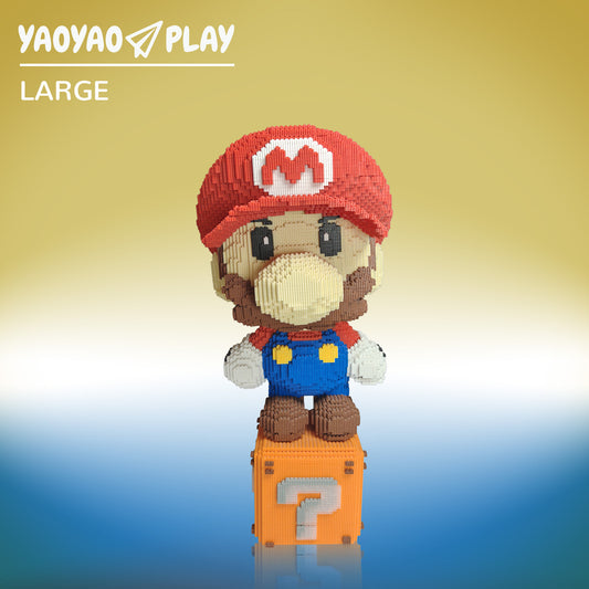 YaoYaoPlay Giant Mario Question Block Building Block Set