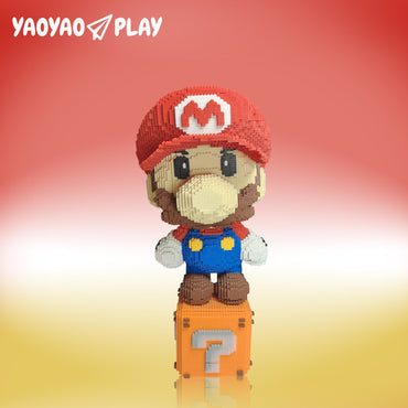 YaoYaoPlay Giant Mario Question Block Building Block Set