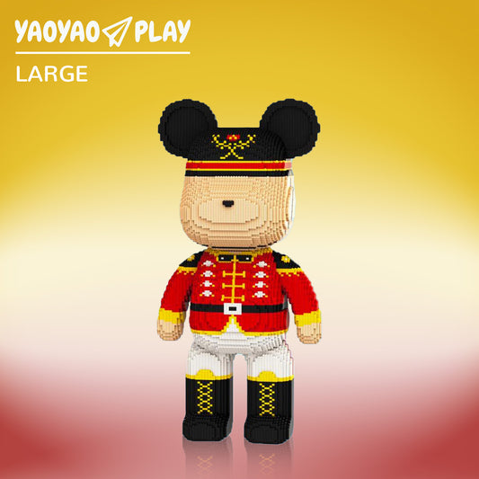 YaoYaoPlay British Guard Big Bear Building Blocks