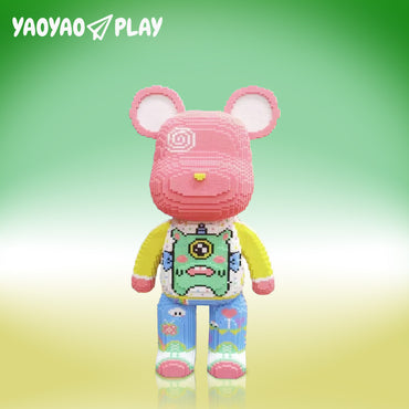 YaoYaoPlay Large Princess Bear Building Block Set