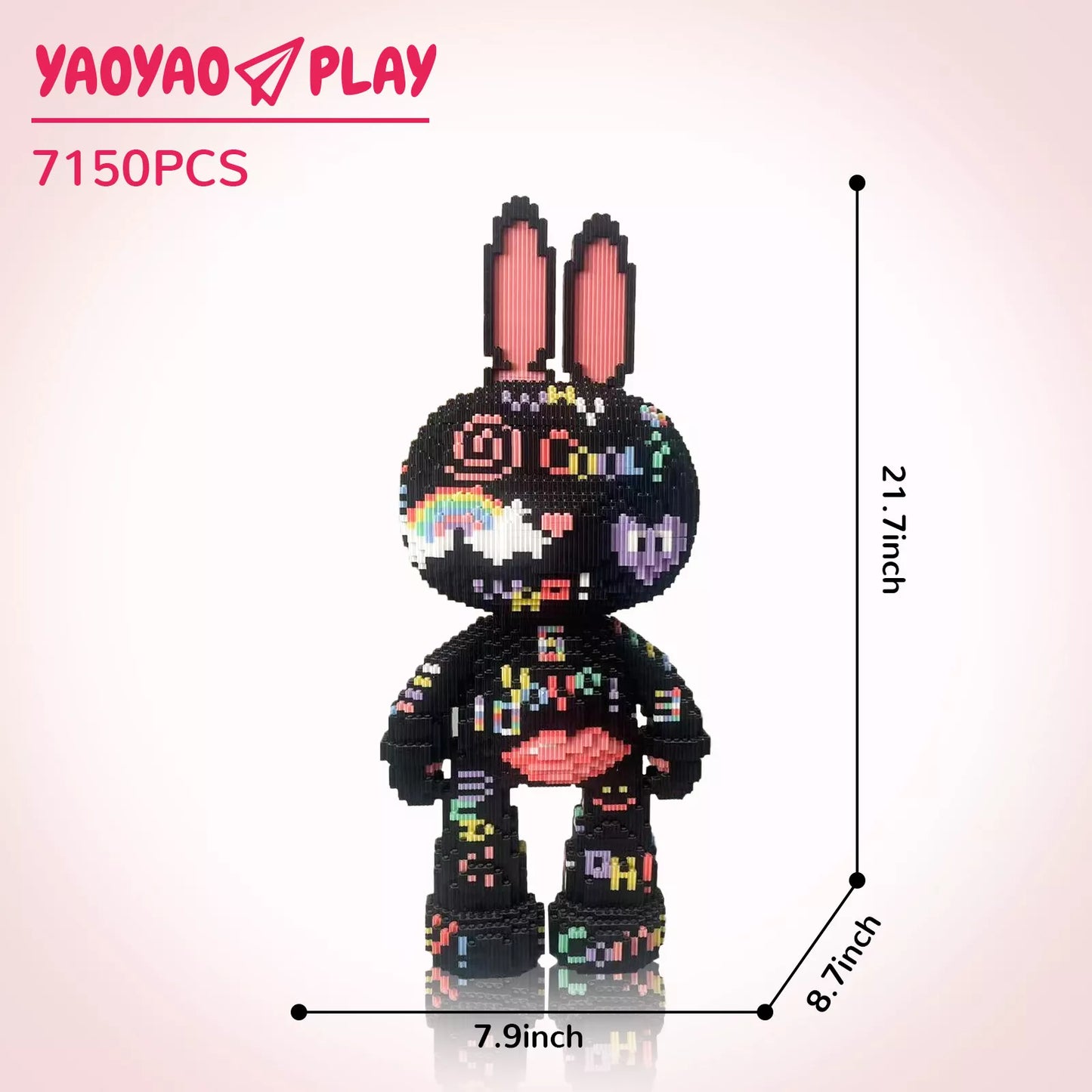 YaoYaoPlay Kissy Bear, Graffiti Bunny, Bubble Dog & Pirate Bear
