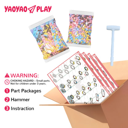 YaoYaoPlay Cheers Beer Bear Building Block Set – Fun Gift for Beer Lovers