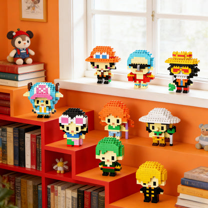 YaoYaoPlay Pirate Crew Mini Brick Set – 10 Pack